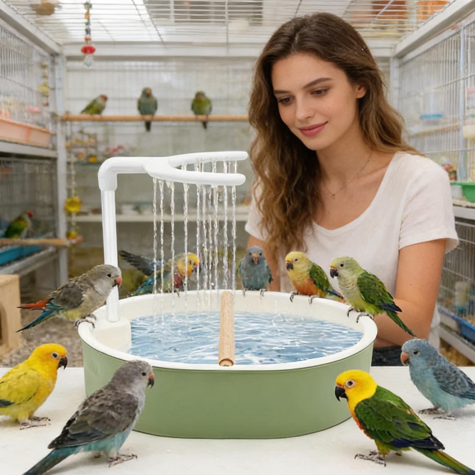 Bird Cage Parrot - Automatyczna kąpiel dla papug zasilana przez