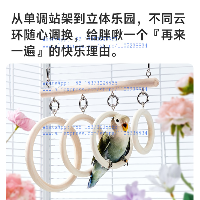 Zabawka dla papugi, huśtawka z – Bird Cage Parrot recenzja i cena