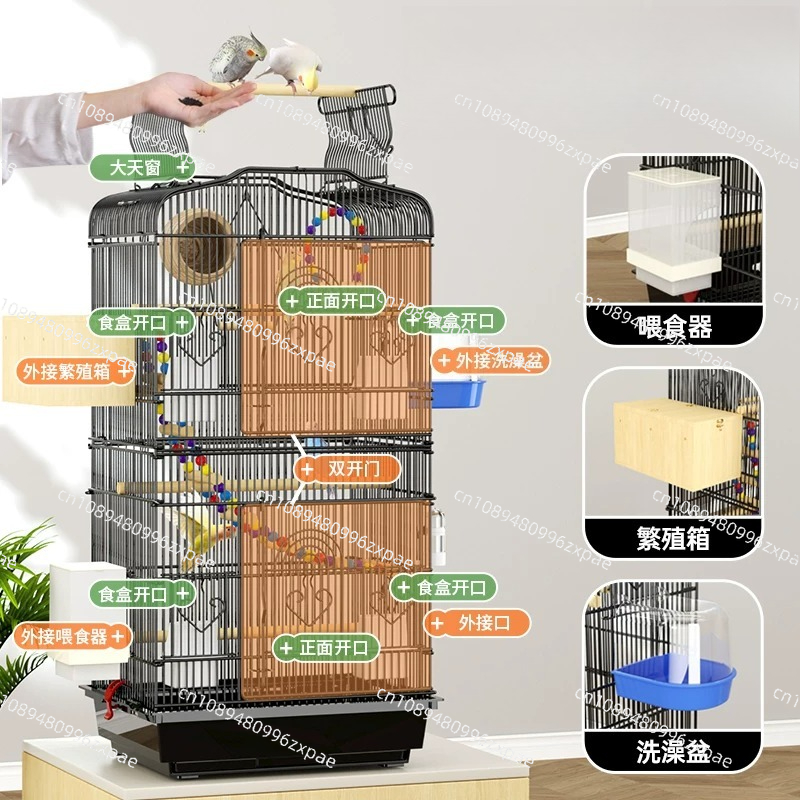 Klatka dla ptaków, karmnik, gn – Bird Cage Parrot recenzja i cena