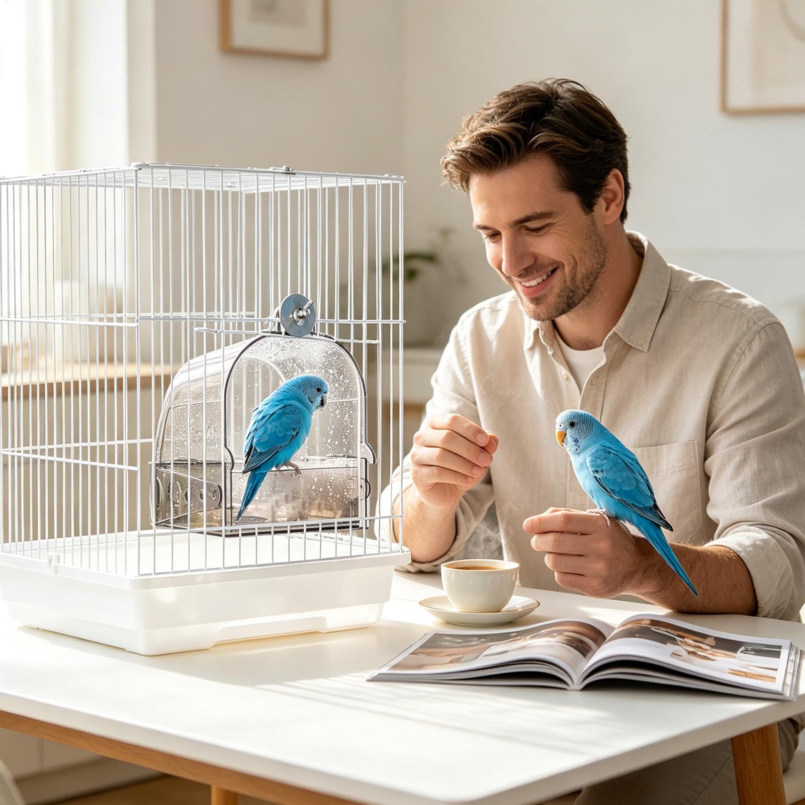Kąpieliska dla ptaków do klatk – Bird Cage Parrot recenzja i cena